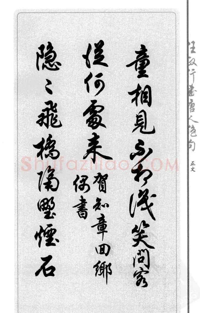 任政行书作品欣赏《唐人绝句选钞》 | 软笔行书字帖