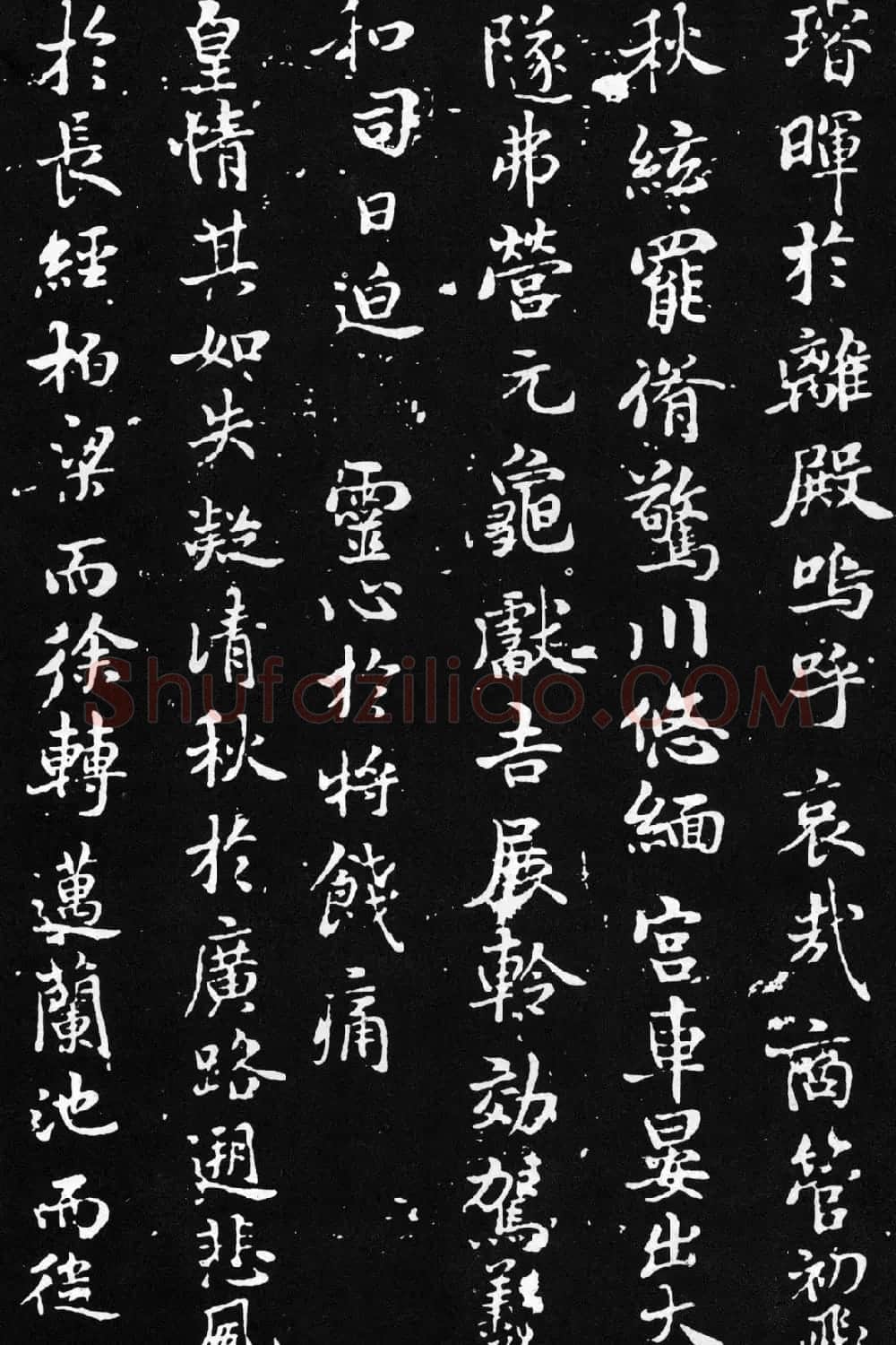 褚遂良楷书欣赏《文皇哀册》拓本 | 书法碑帖