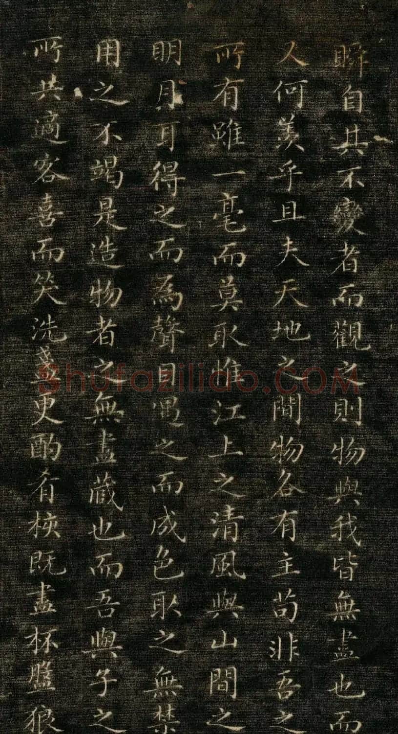 成亲王小楷欣赏《临赵松雪赤壁赋》 | 书法名家作品欣赏