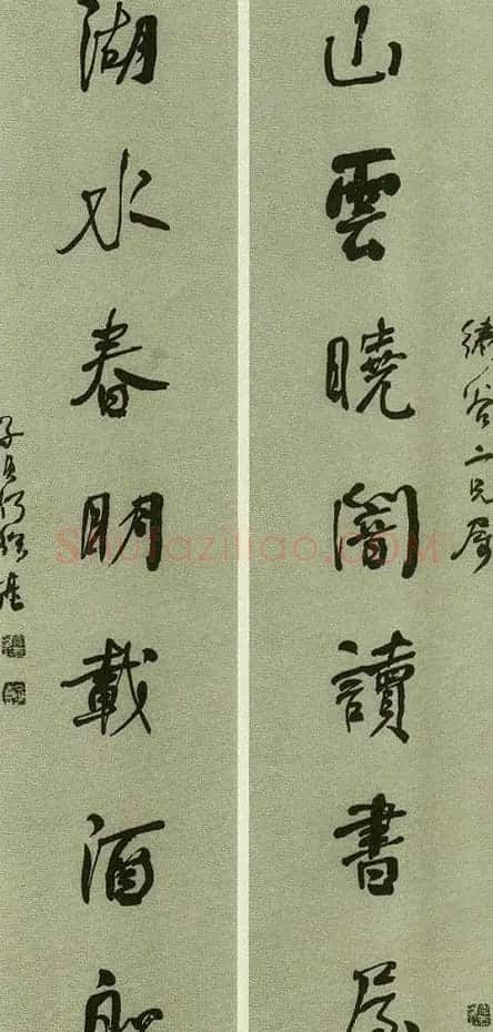 清代书法家何绍基书法对联欣赏 | 名家书法作品精选