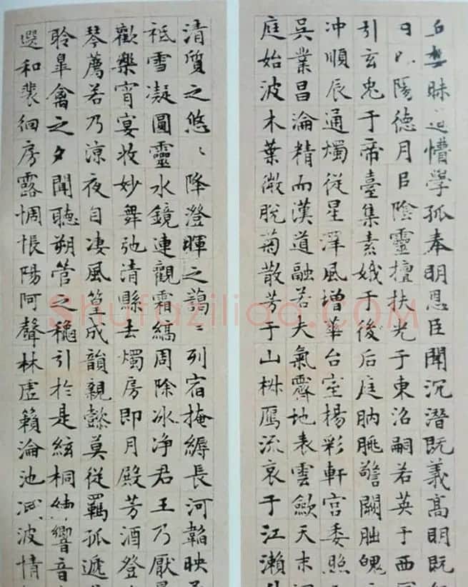 文徵明81岁小楷《雪赋》+《月赋》 | 名家书法作品赏析