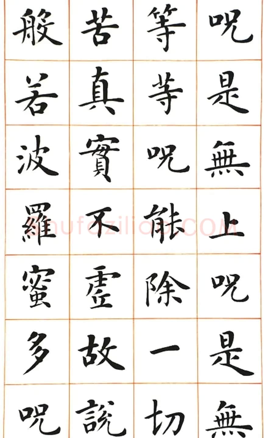 陆启成楷书欣赏《般若波罗蜜多心经》 | 书法心经作品