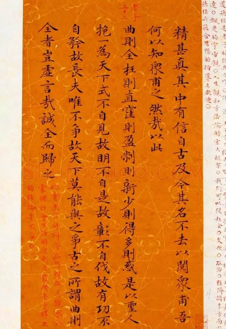 杨涵之楷书册页《老子道德经》选抄 | 名家书法作品精选