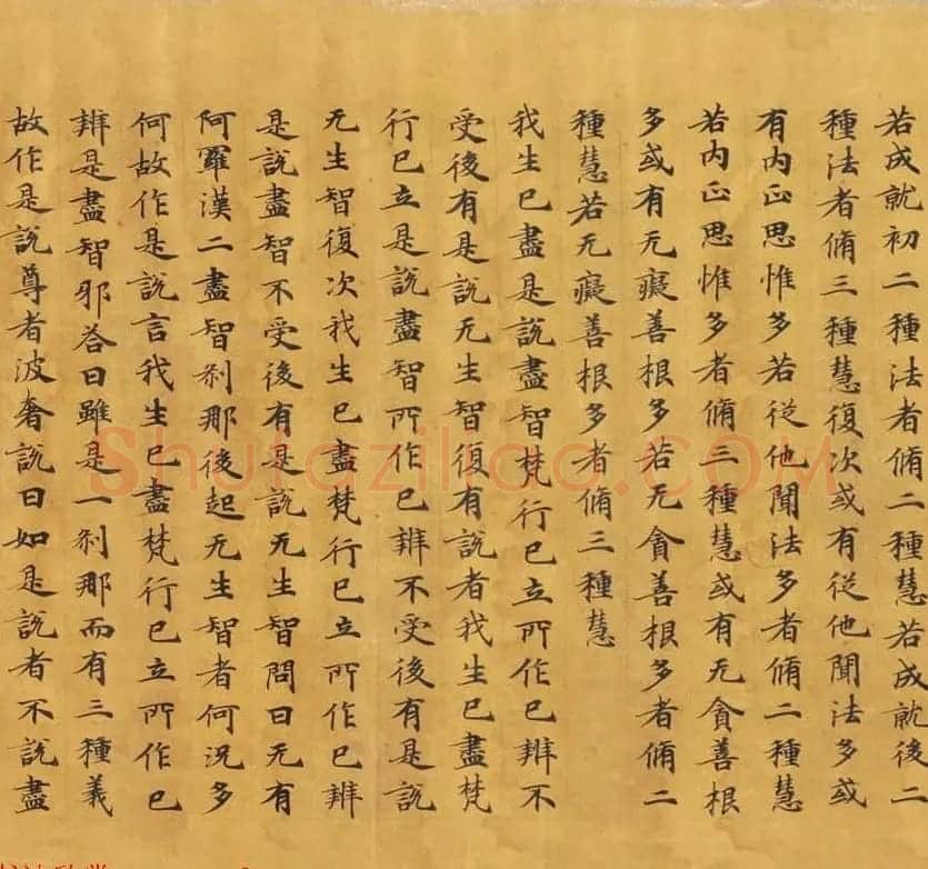 唐代写经赏析《阿毘昙毘婆沙论卷第五十二》法国国家图书馆藏 | 敦煌写经精选