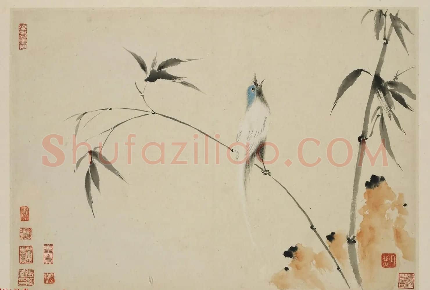 华喦绘画作品《新罗山人花鸟册》美国弗利尔美术馆藏 | 传世书法作品赏析