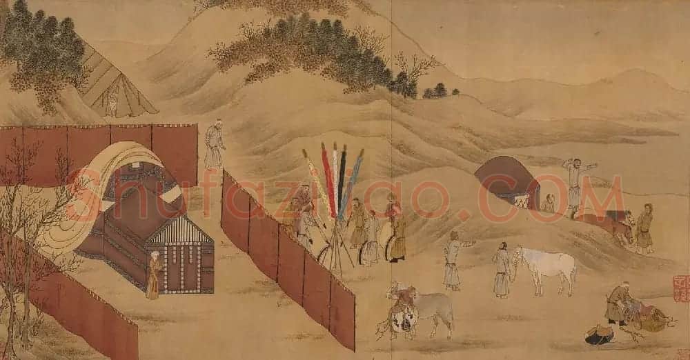 宋人字画：楷书胡笳十八拍+文姬归汉图 | 传世书法作品鉴赏