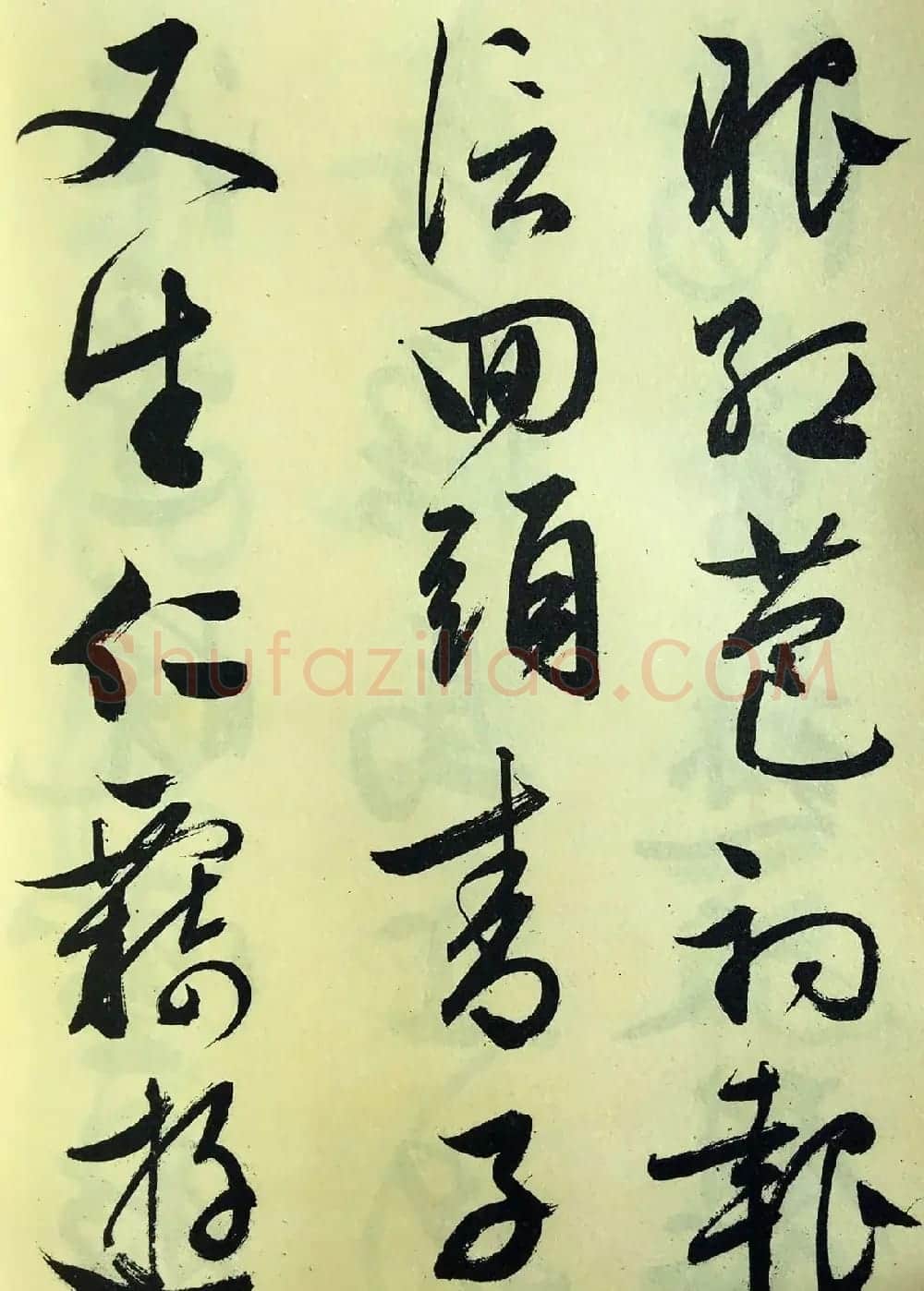 文征明83岁大字行书《梅花诗》高清大图 | 软笔行书字帖
