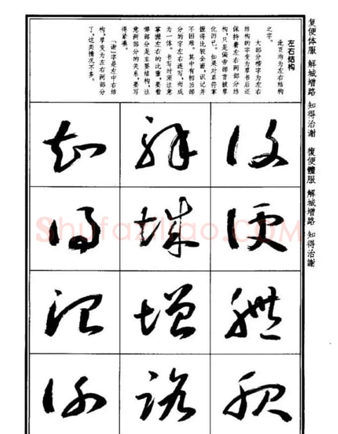 书法字海《王羲之草书十七帖解析字帖》 | 毛笔草书字帖