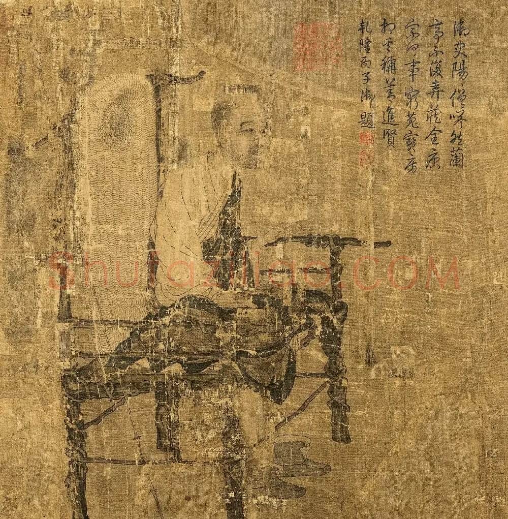 唐代画家阎立本绘《萧翼赚兰亭序》 | 传世书法作品精选