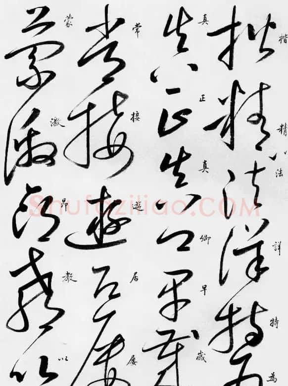 启功草书临唐怀素自叙帖 | 软笔草书字帖