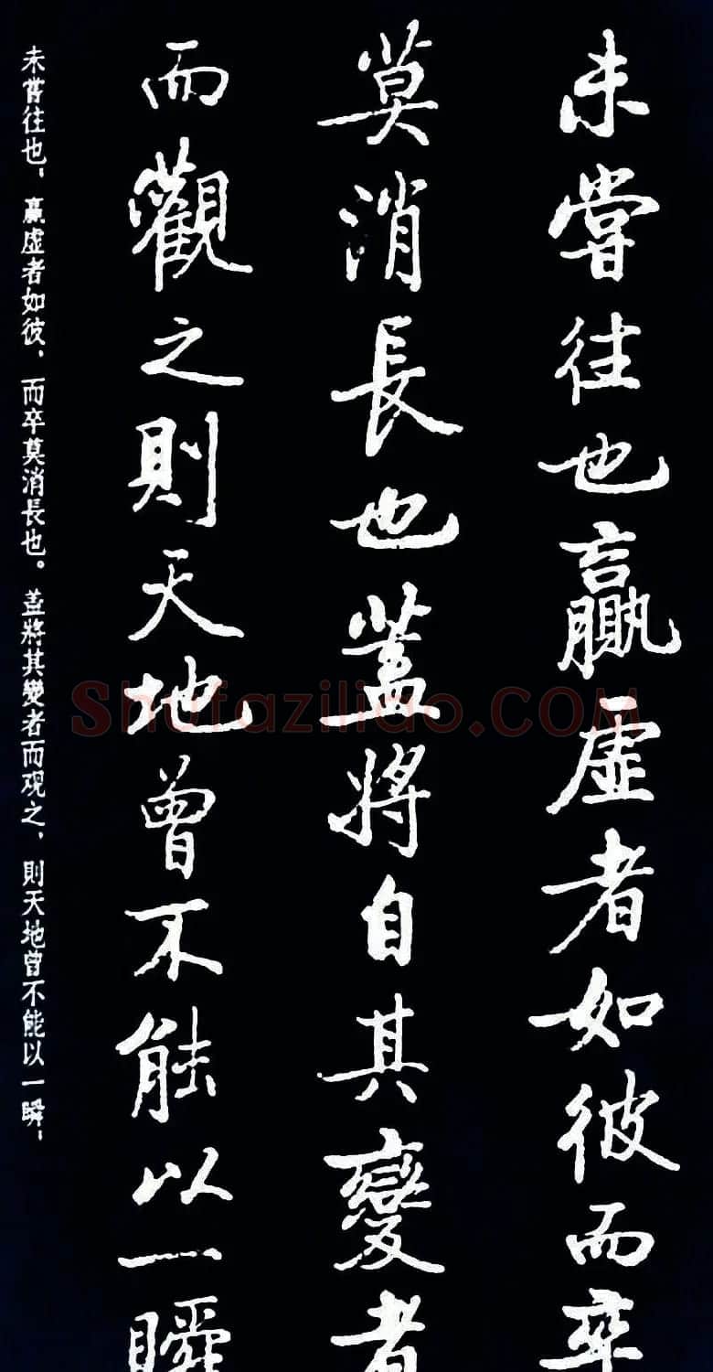 启功书法《临苏东坡前后赤壁赋》 | 毛笔书法作品