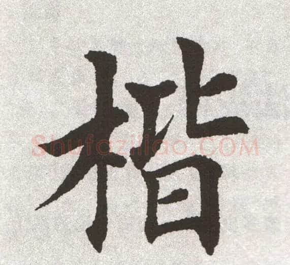 放大字帖:田英章大楷字范单字版 | 软笔楷书字帖