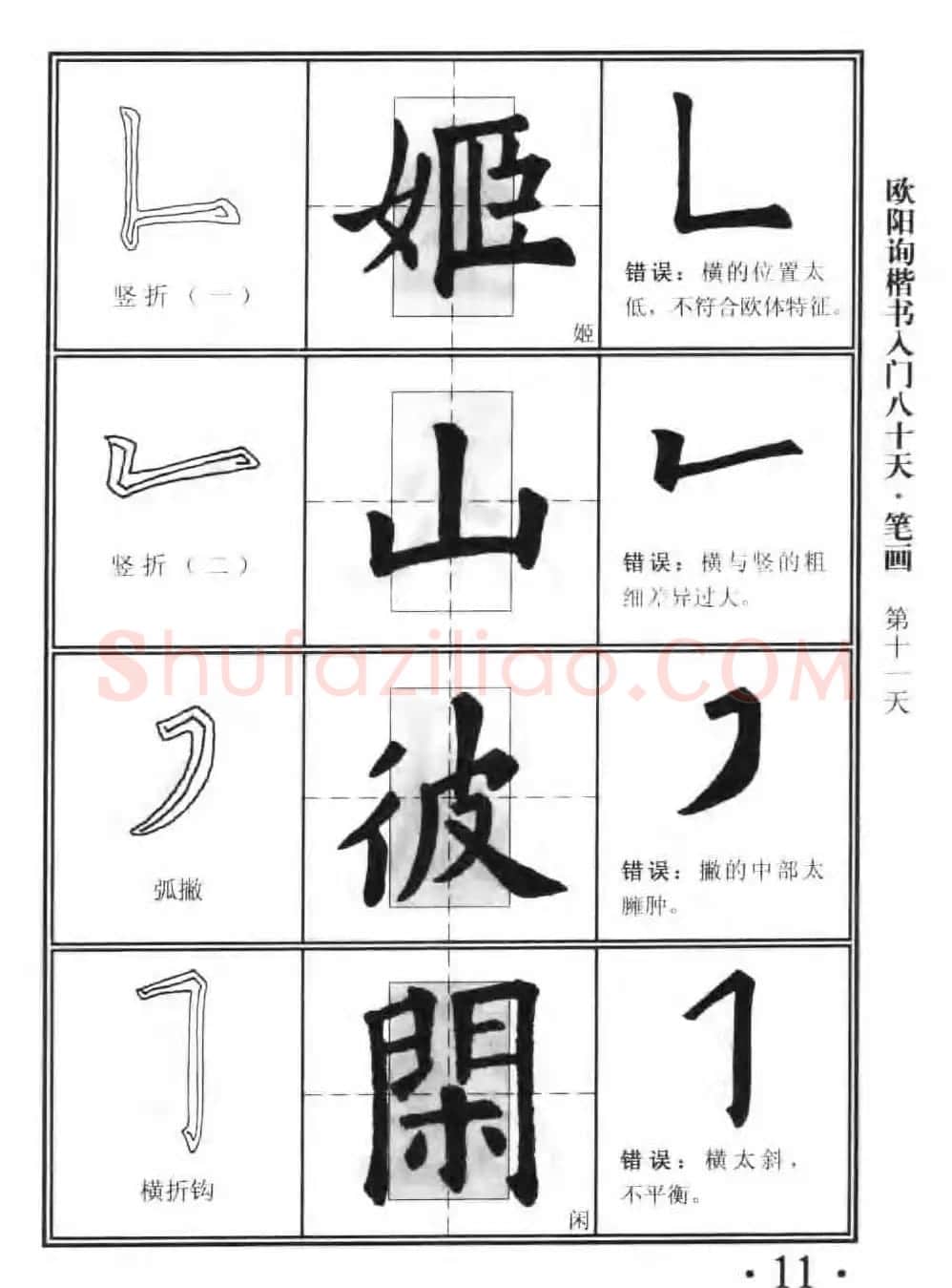 书法教程字帖《欧阳询楷书入门80天》 | 软笔楷书字帖