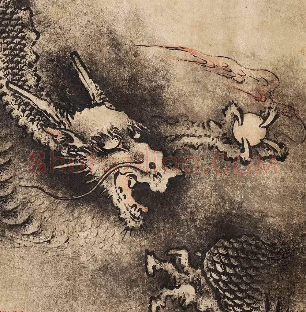 南宋画家陈容绘《九龙图》 美国馆藏 | 传世书法作品欣赏