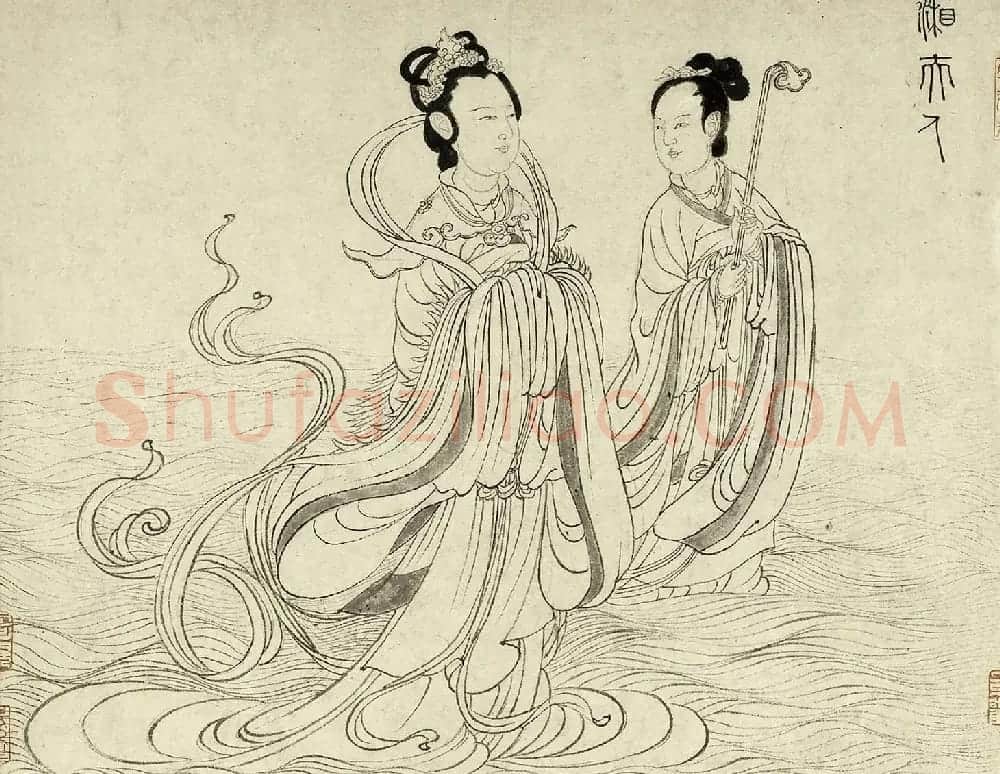 元代吴睿篆书词卷《张渥九歌图》 | 传世书法作品精选