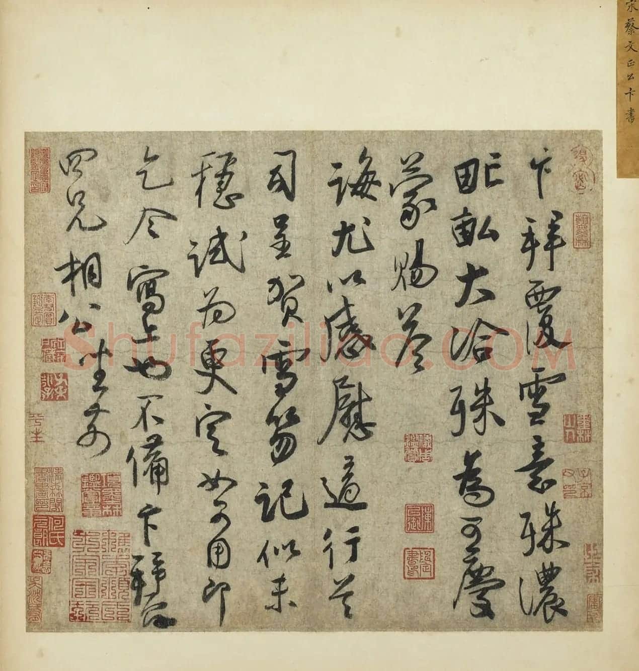 王安石之婿蔡卞书法墨迹赏析 | 名家书法作品赏析