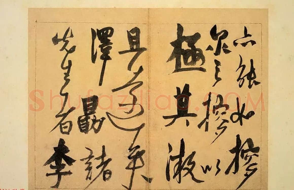 杨维桢晚年精品草书赏析《题古泉钱谱册》 | 书法作品赏析