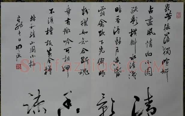 南京刘开强书法册页《梅詠》 | 书法作品精选