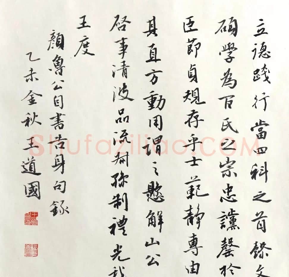 深圳航空飞行机长王道国书法作品欣赏 | 书法作品赏析
