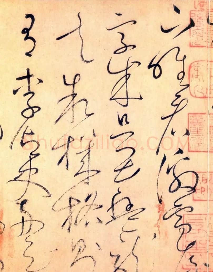 怀素草书《自叙帖》书法图片45P | 书法碑帖