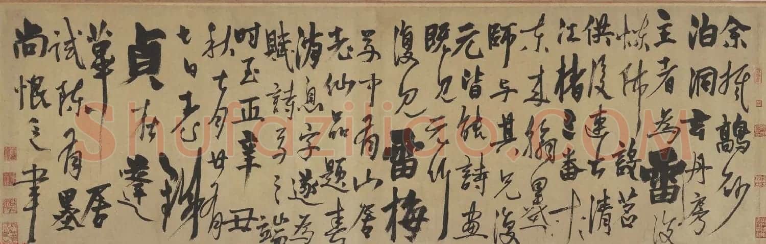 元代邹复雷画梅赏析《春消息图卷》附杨维桢书法题跋 | 传世书法作品赏析
