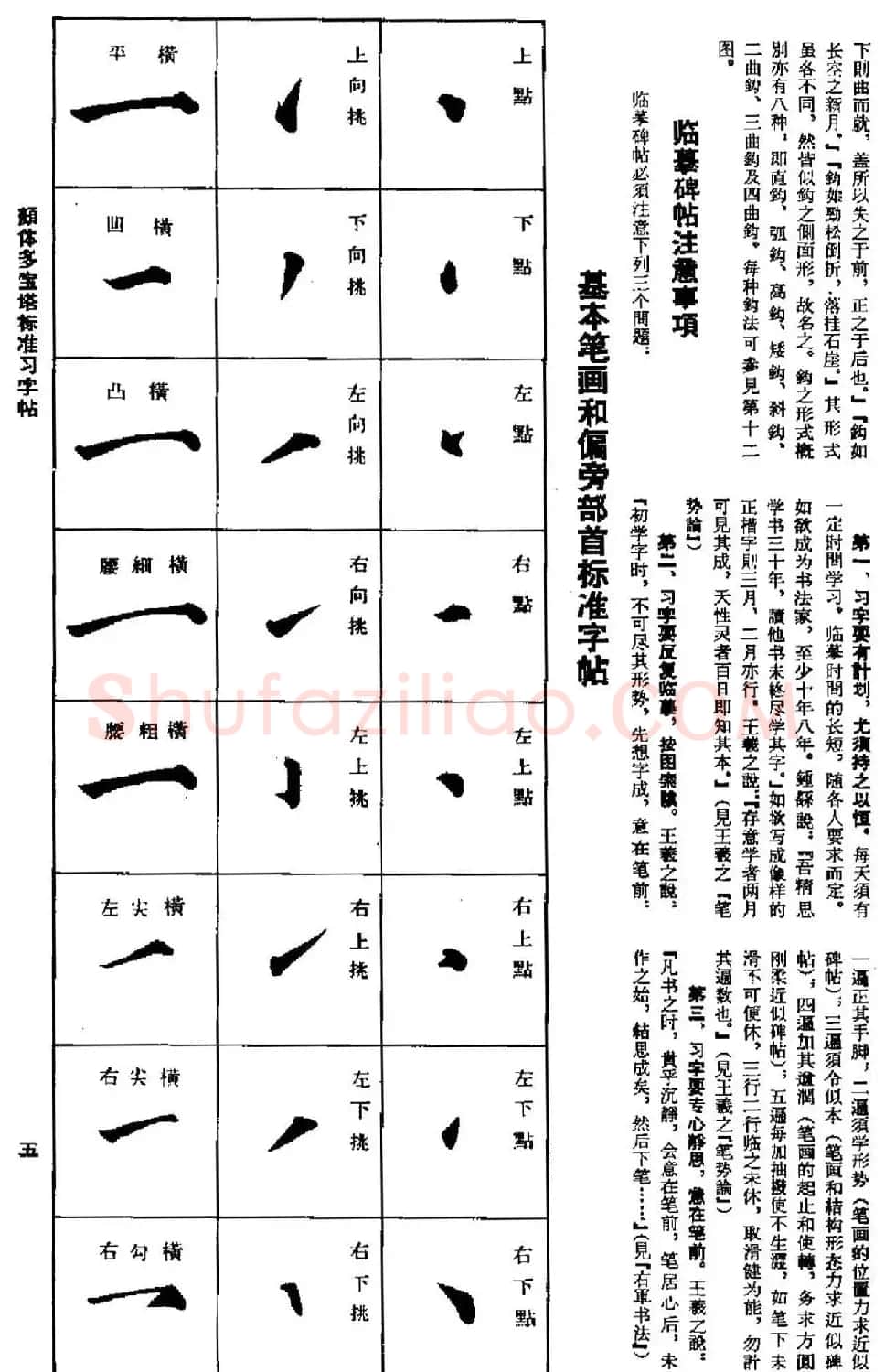 正楷书法教程《颜体多宝塔标准习字帖》 | 毛笔楷书字帖