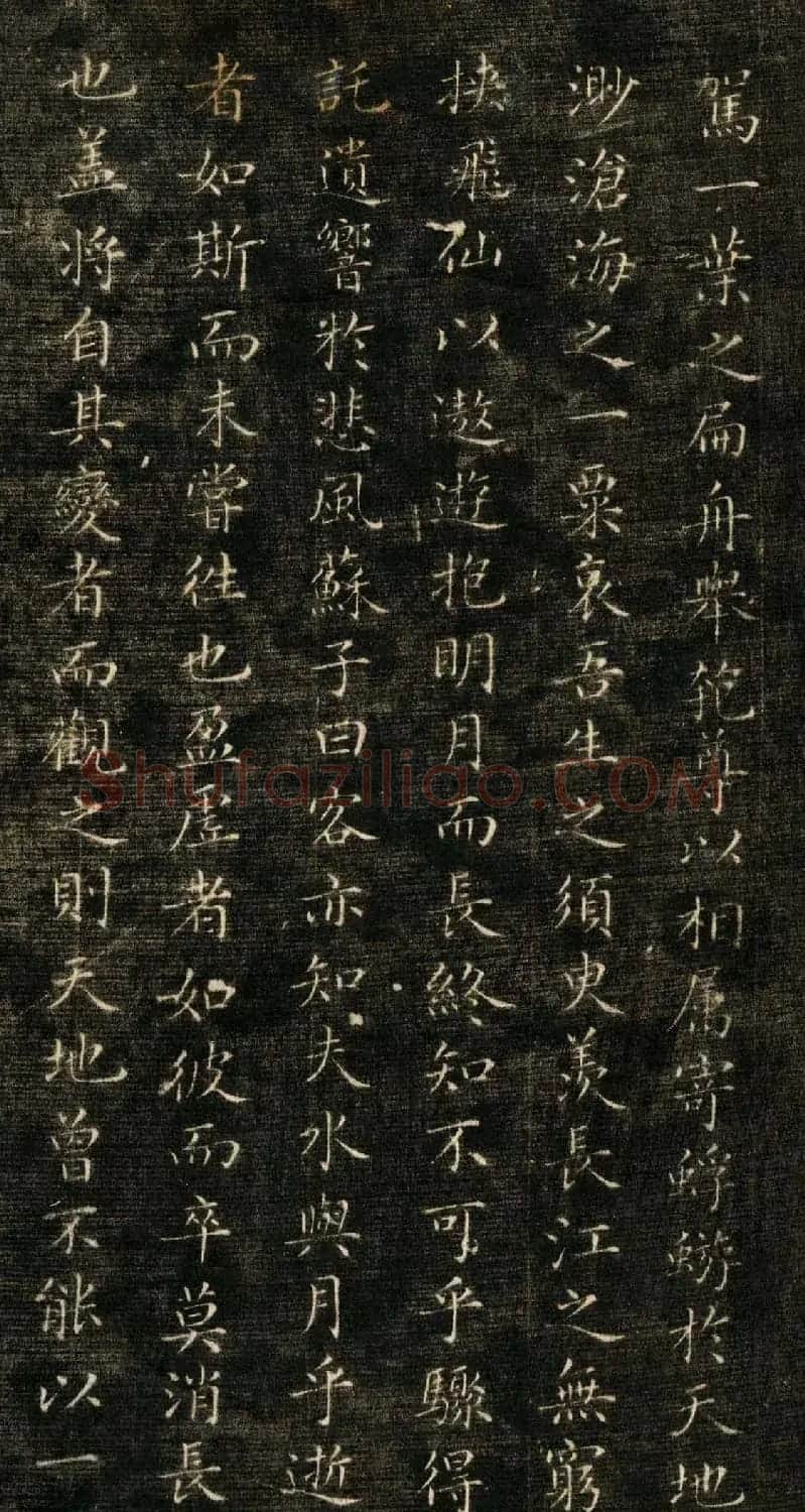 成亲王小楷欣赏《临赵松雪赤壁赋》 | 书法名家作品欣赏