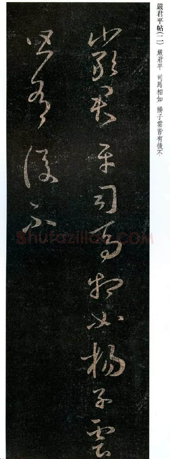 王羲之草书欣赏《药草帖》和《严君平帖》 | 书法名家作品欣赏