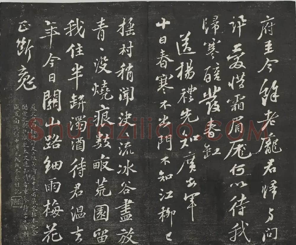 宋代苏轼法帖《观海堂苏帖》册 | 软笔书法作品