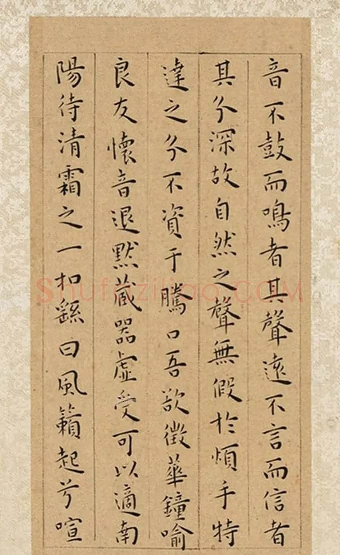 王宠小楷三赋册《霜钟赋+镜花赋+明珠赋》 | 毛笔书法作品