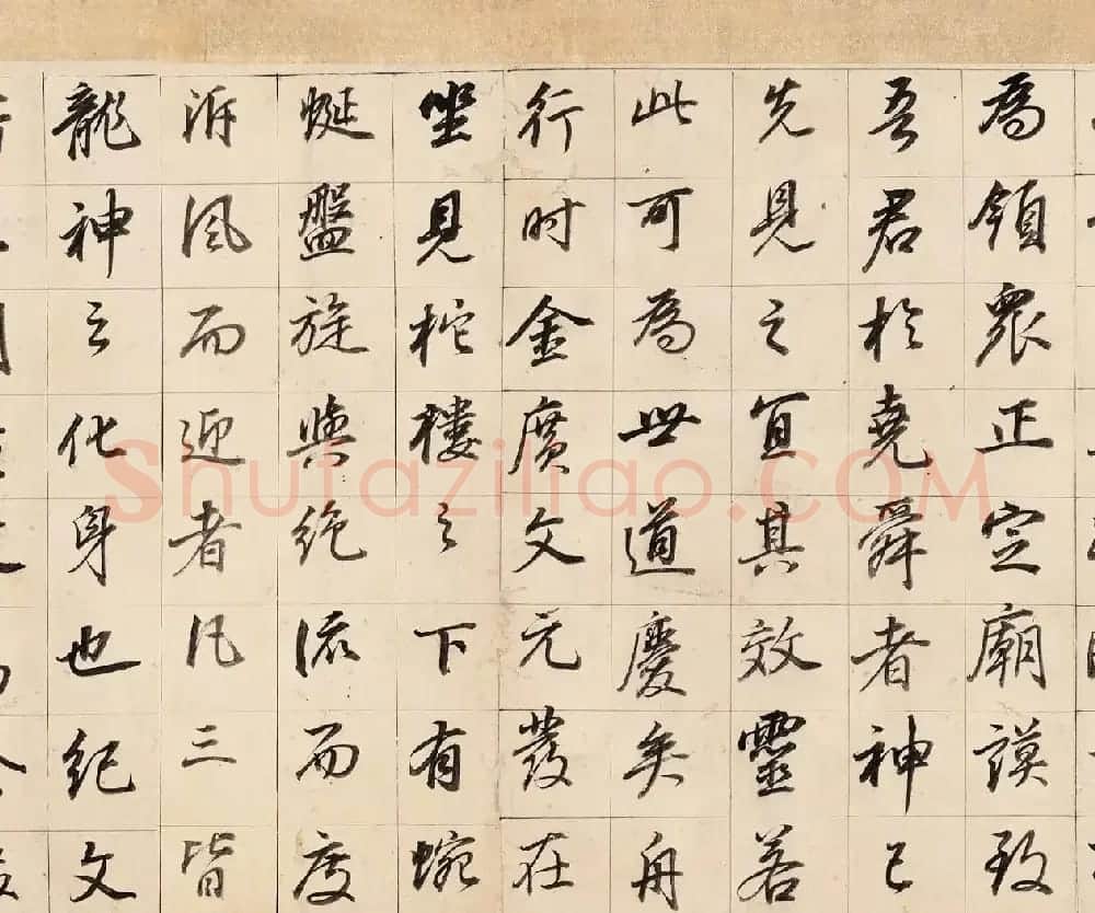 董其昌67岁行楷书法手卷《龙神感应记》 | 书法长卷
