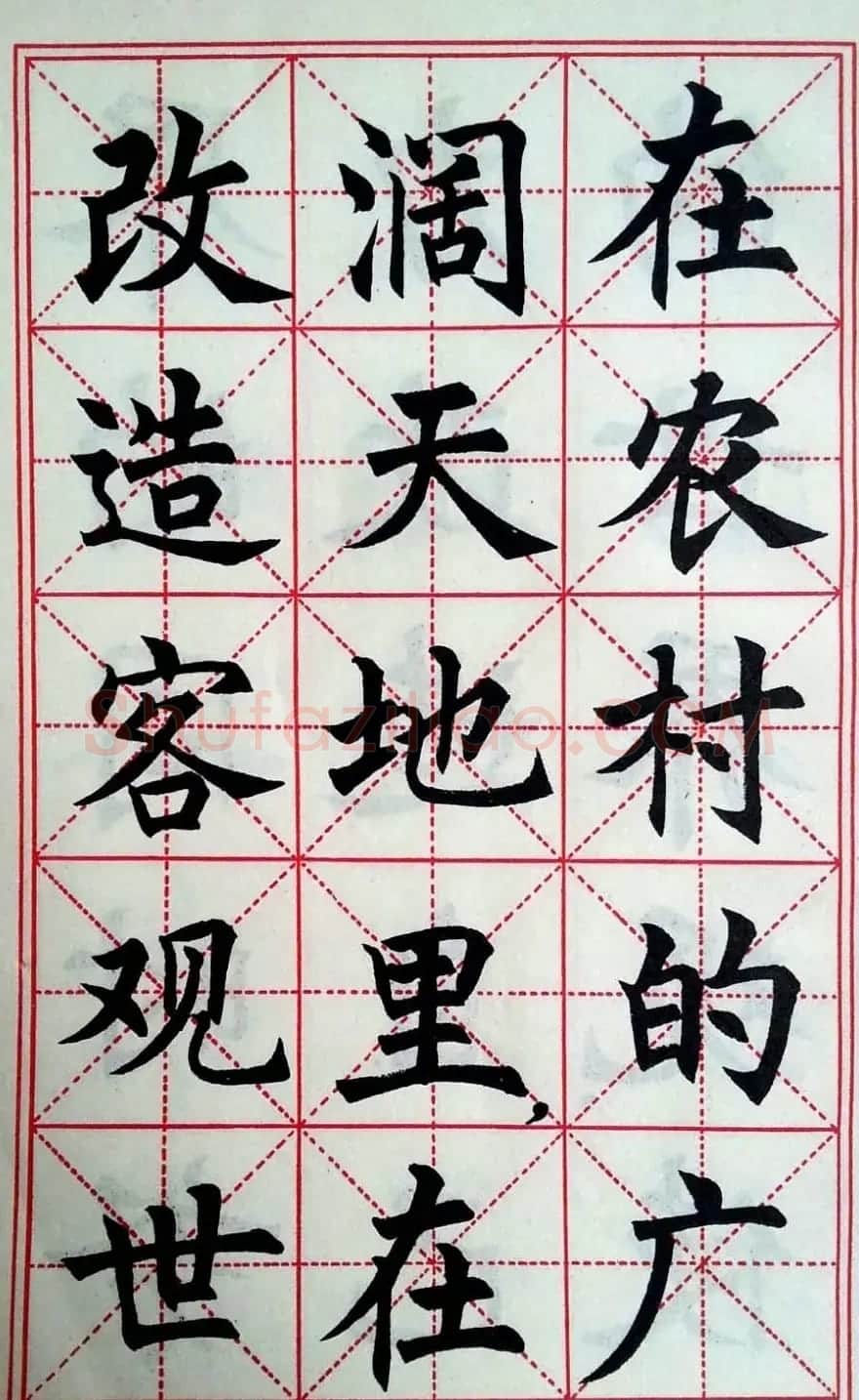 孙信德中楷字帖《金训华同志日记摘抄》 | 软笔楷书字帖