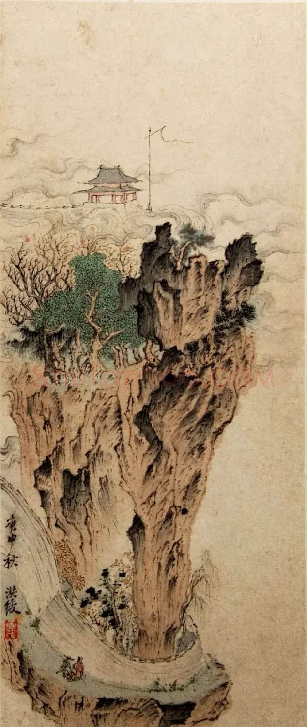 陈洪绶书法字画《明陈章侯画册》 | 传世书法作品鉴赏