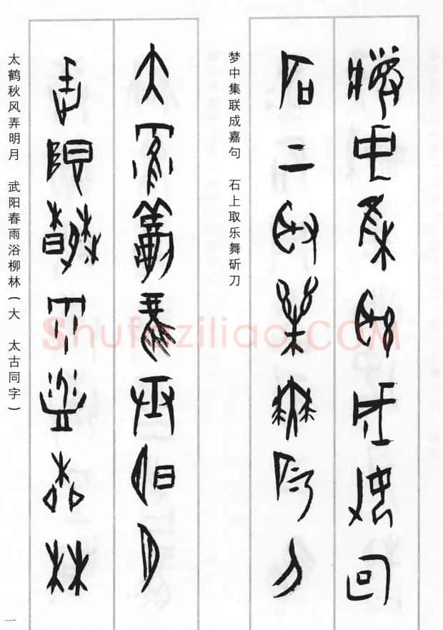 王经纬甲骨文集联二百例续辑附释文 | 书法名家作品鉴赏