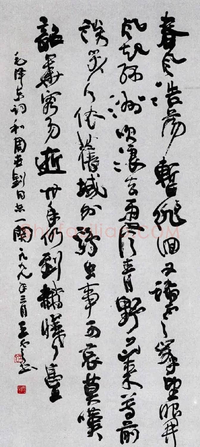 百家书写毛主席诗词书法作品欣赏第三辑 | 名家书法作品赏析