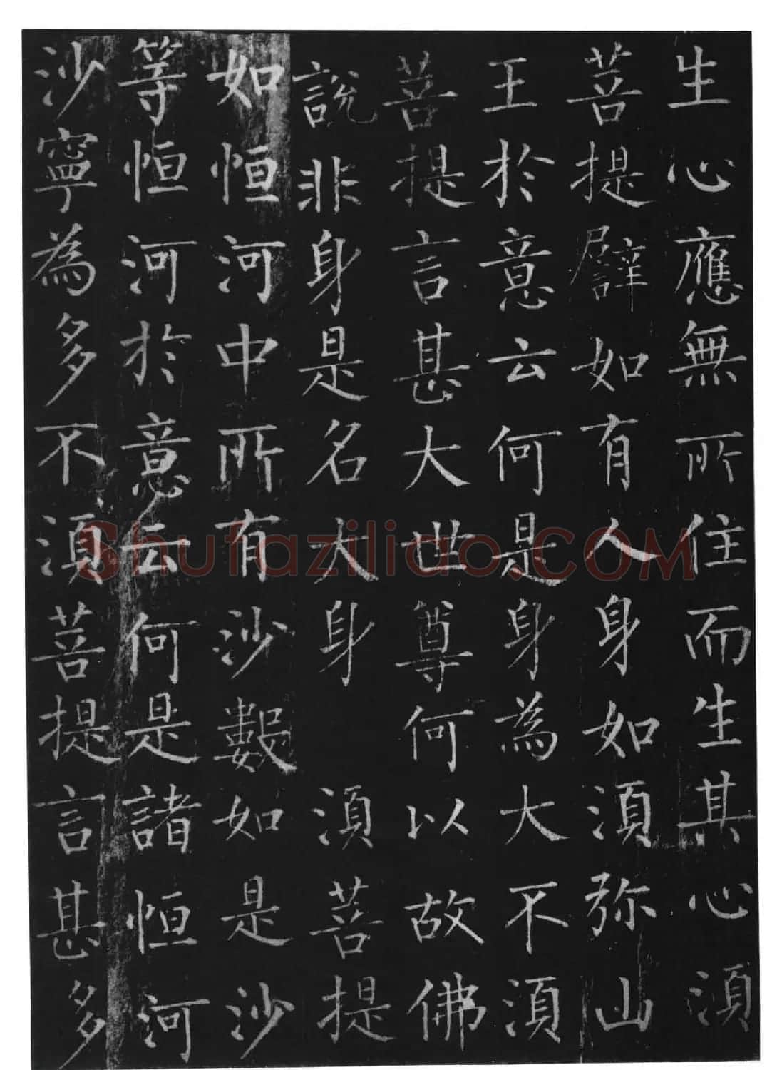 柳体楷书字帖《柳公权金刚经》 | 软笔楷书字帖