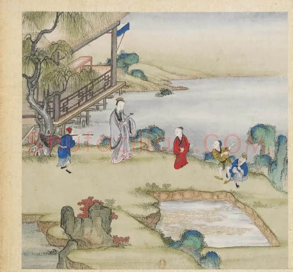 彩色字画大图欣赏《新诗造纸书画谱》 | 传世书法作品精选
