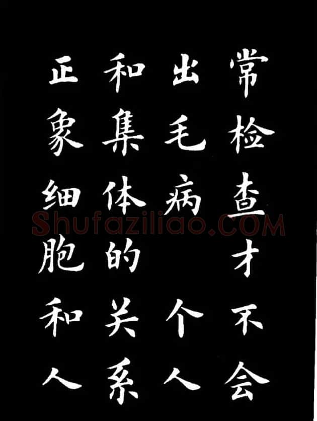 卢中南楷书《欧体简化字雷锋名言字帖》 | 毛笔楷书字帖