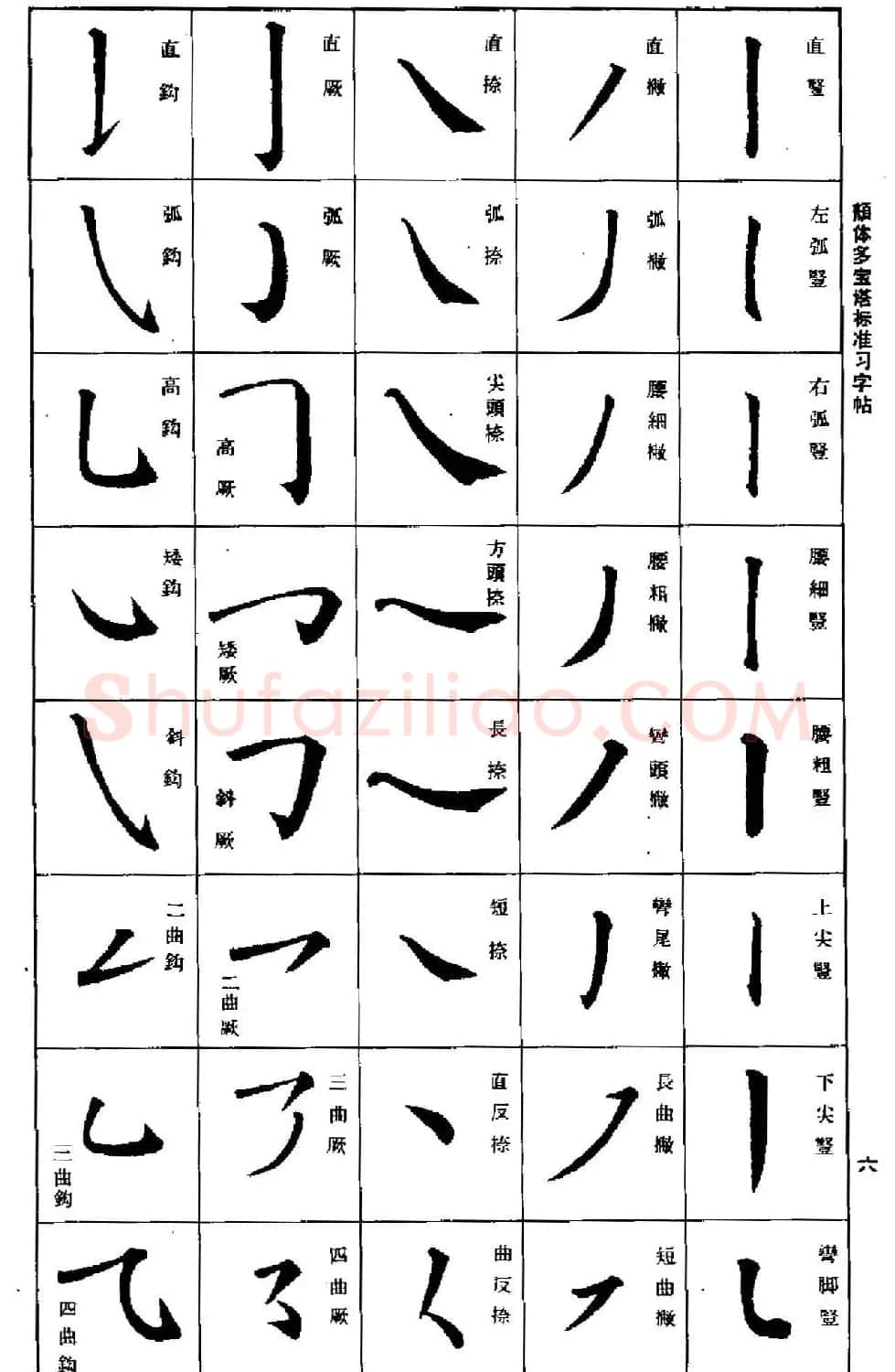 正楷书法教程《颜体多宝塔标准习字帖》 | 毛笔楷书字帖