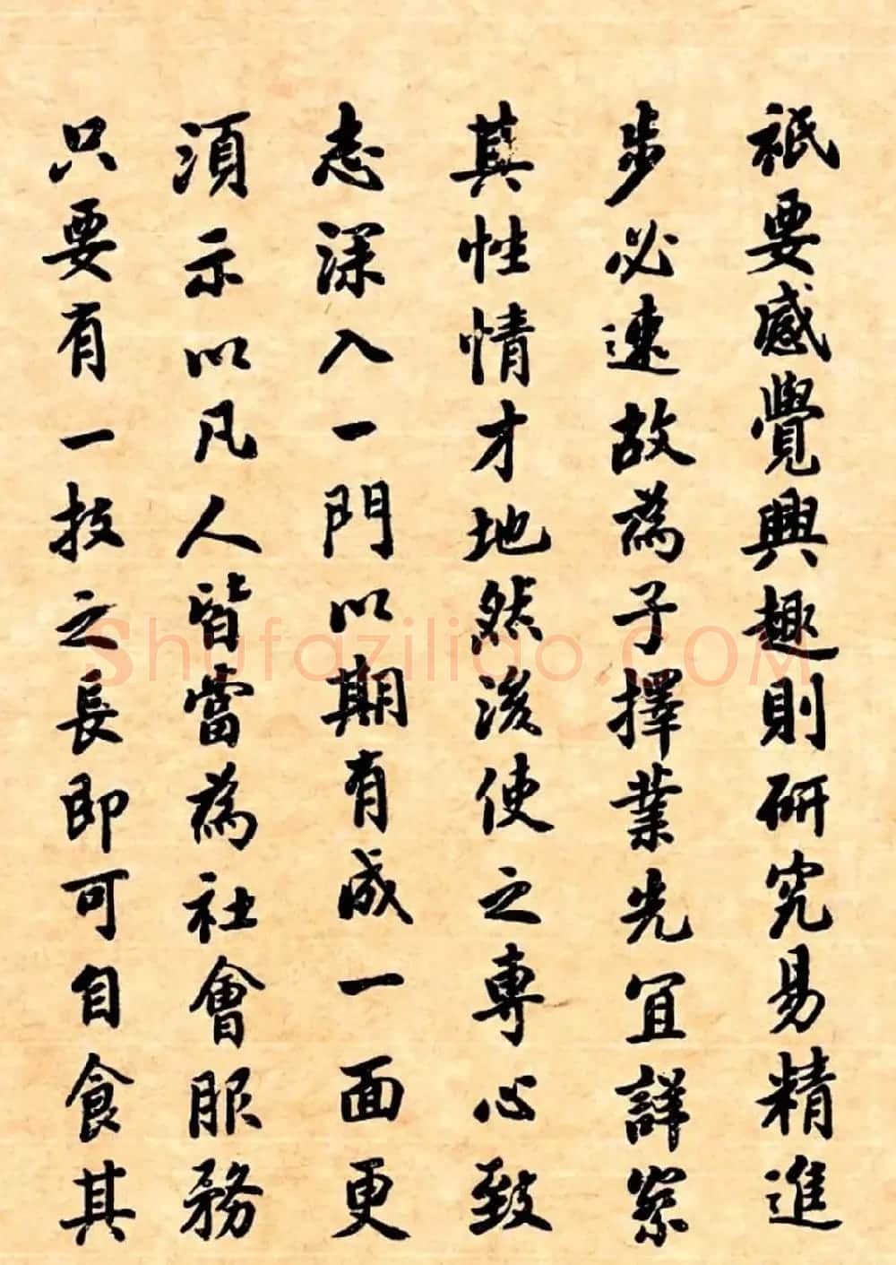 潘龄皋行书字帖《潜园老人教子要言》 | 软笔行书字帖