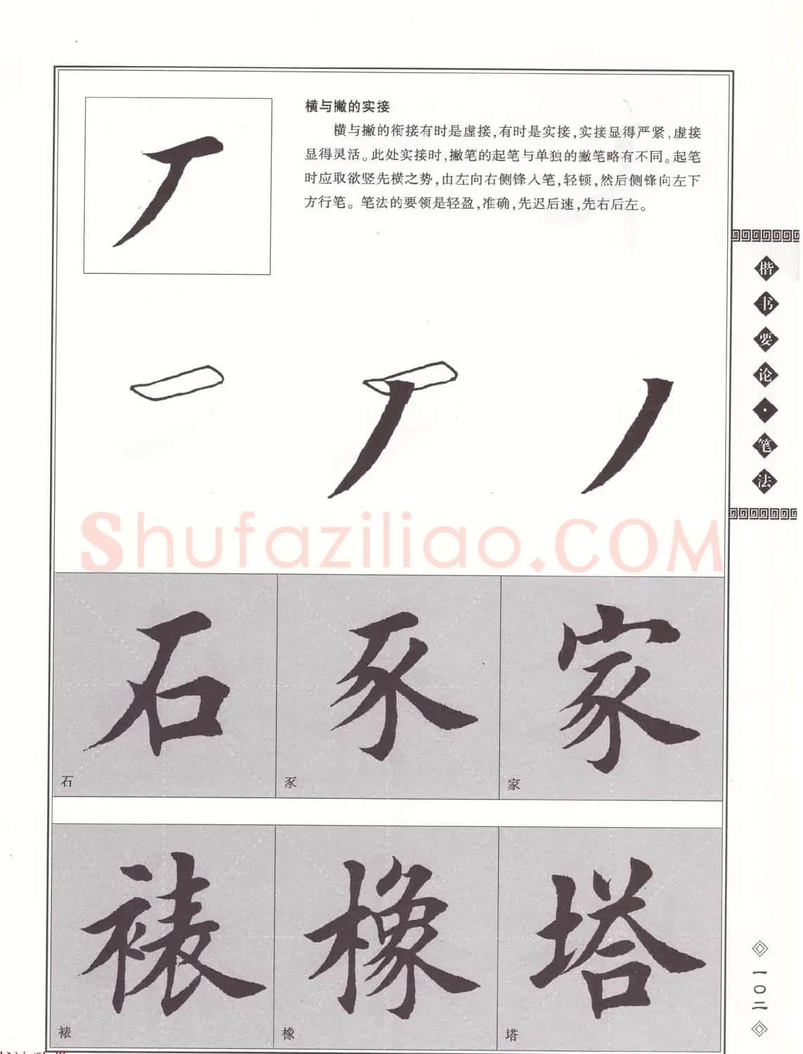 田英章书法专业教程《楷书要论－笔法》修订版 | 软笔楷书字帖