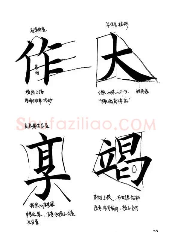 欧阳询楷书《九成宫醴泉铭》教学手稿 | 毛笔楷书字帖