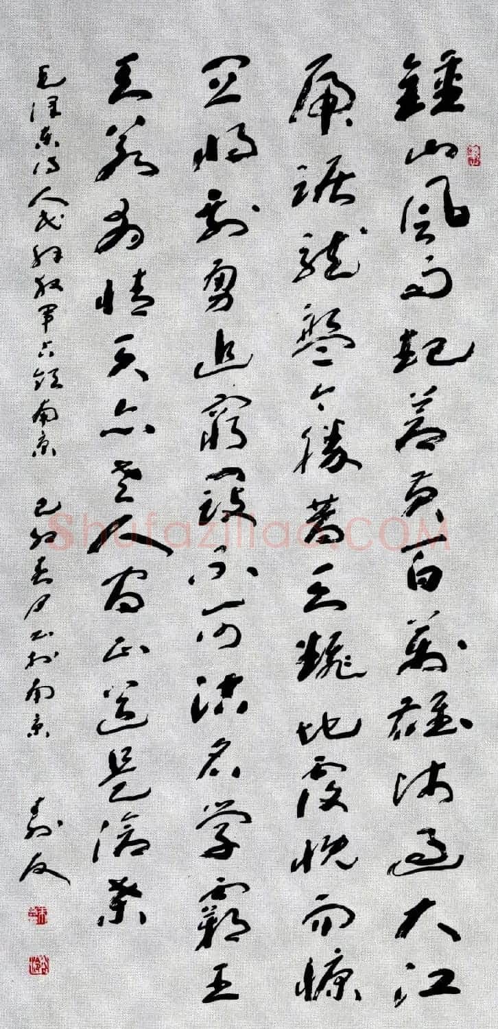 名家书法《毛泽东七律人民解放军占领南京》专辑 | 书法作品鉴赏