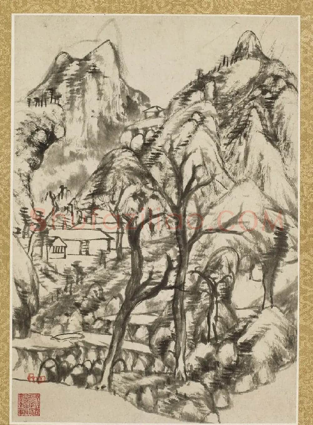 朱耷字画欣赏《八大山人诗画册》 | 传世书法作品精选