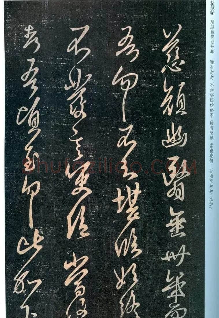 王羲之行草书法欣赏《慈颜幽翳帖》 | 书法名家作品鉴赏