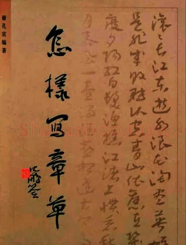 书法教程：谢孔宾编著《怎样写章草》 | 毛笔草书字帖