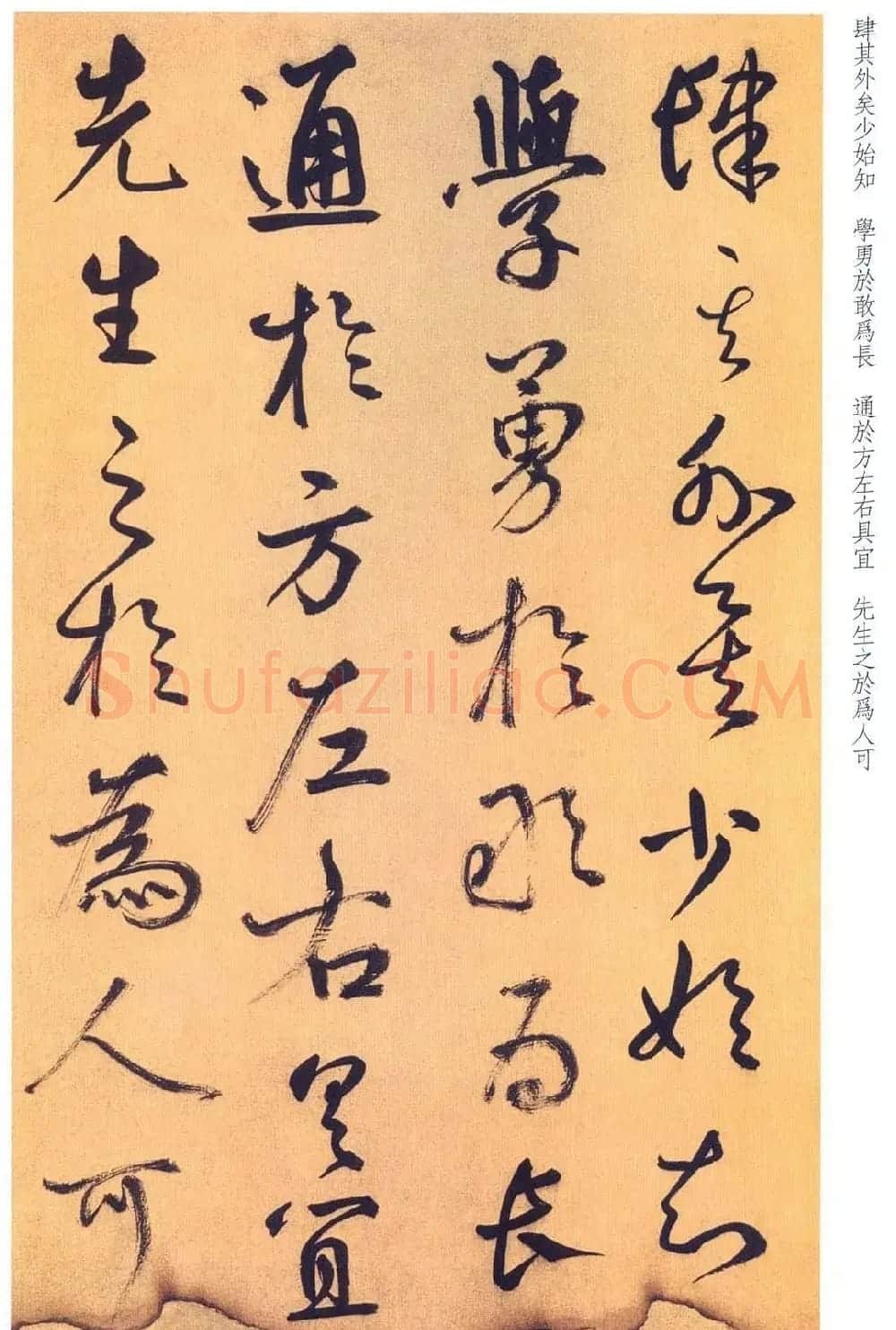 鲜于枢行草书法精品《进学解》 | 毛笔书法作品