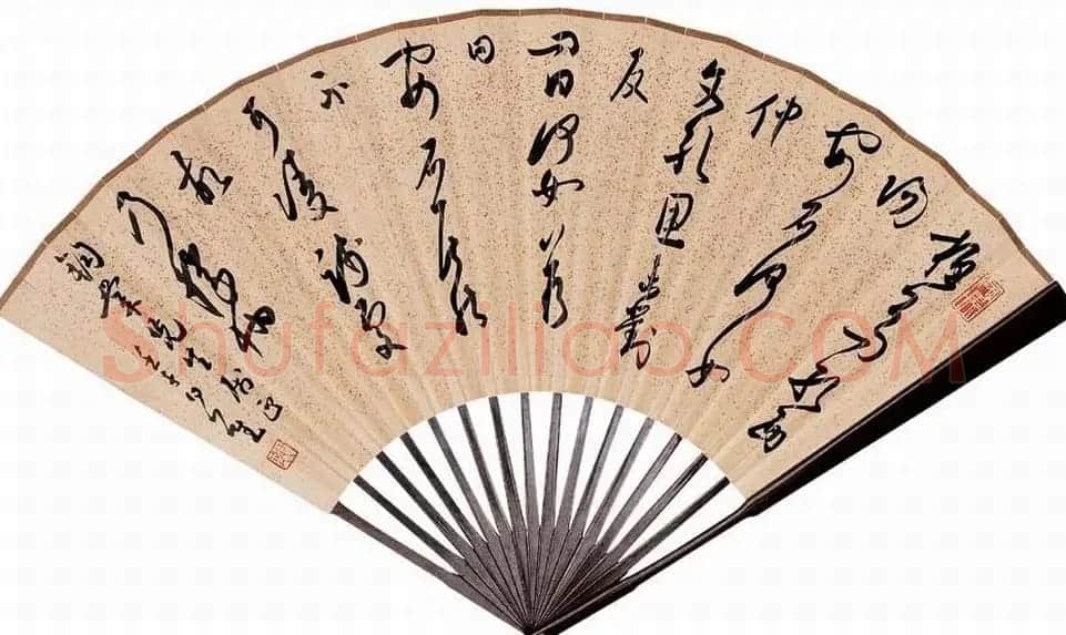 白蕉扇面书法作品欣赏 | 书法作品赏析