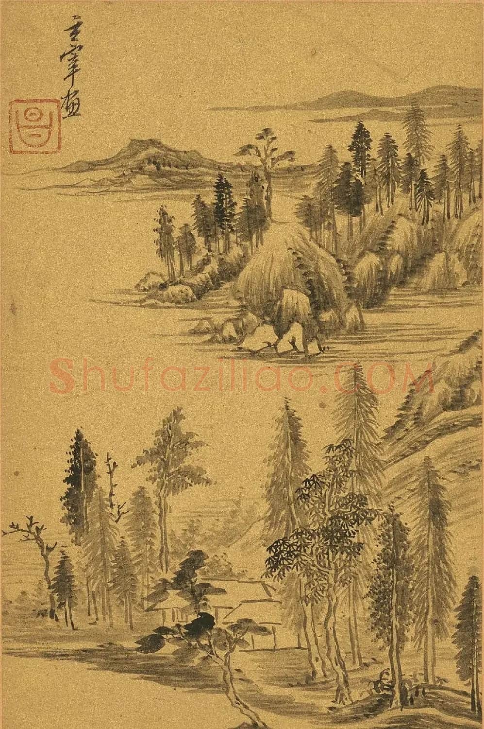 董其昌字画欣赏《香光书画真迹》 | 传世书法作品精选