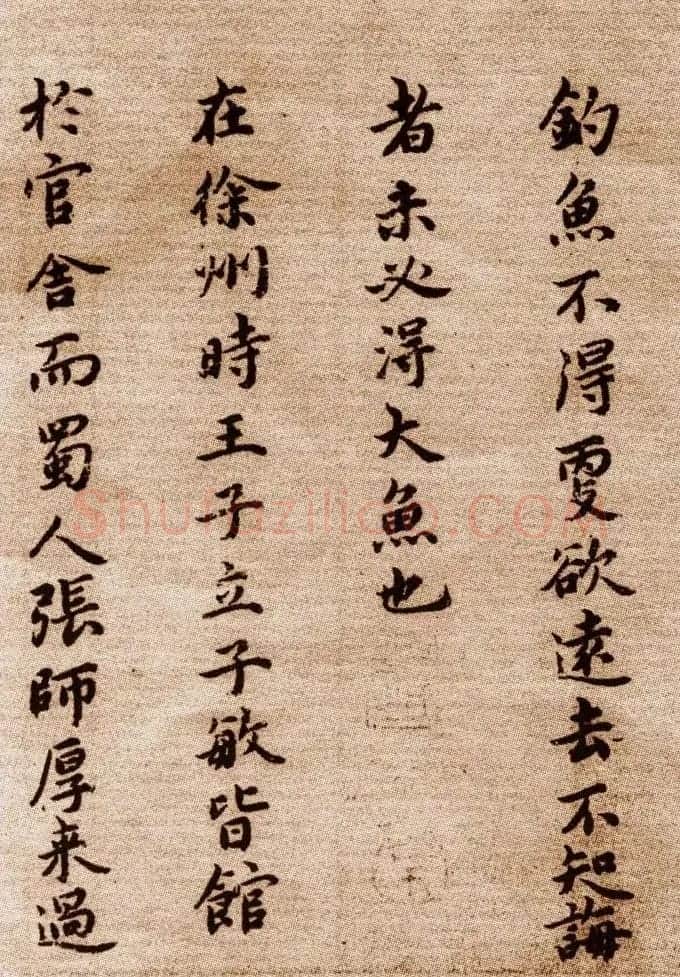 祝允明小楷欣赏东坡记游卷 | 名家书法作品赏析